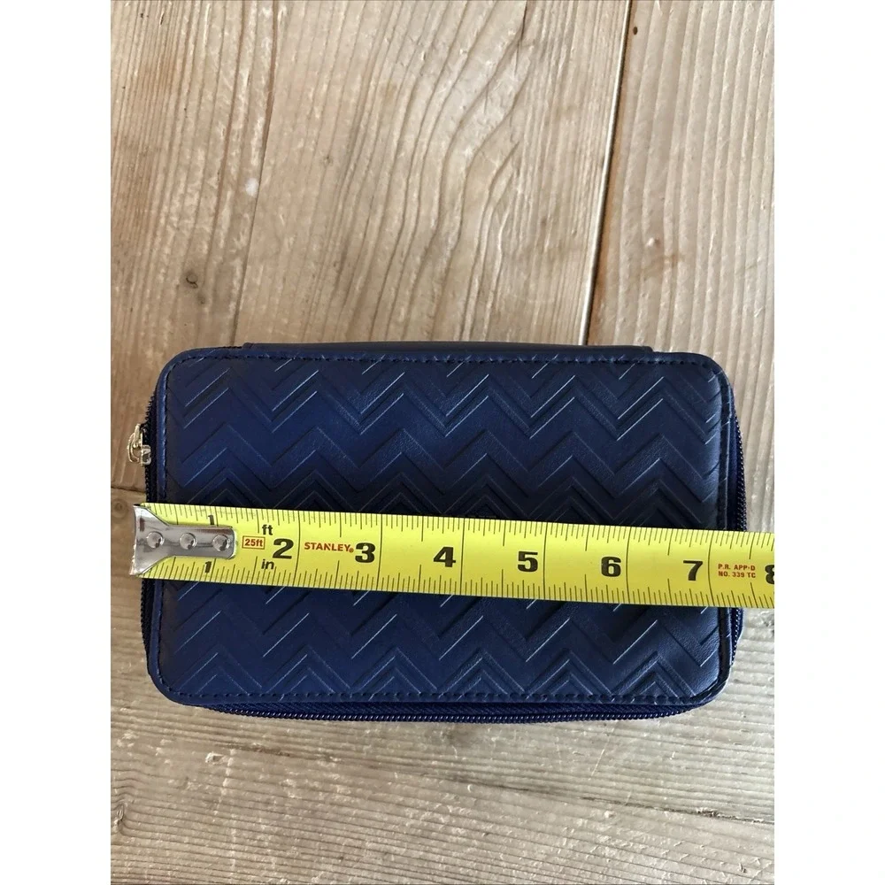 Missoni for Delta Amenity Bag Blue Chevron Cosmetic Travel Case First Class